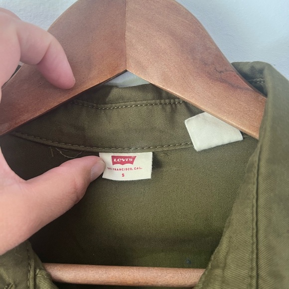 Levi’s Baggy Surplus Army Green Long‎ Sleeve Utility Jumpsuit Size Small - Picture 11 of 16